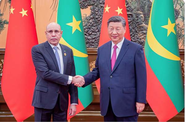 Xi et le président mauritanien Ghazouani échangent des félicitations à l'occasion du 60e anniversaire des relations diplomatiques Xi et le président mauritanien Ghazouani échangent des félicitations à l'occasion du 60e anniversaire des relations diplomatiques