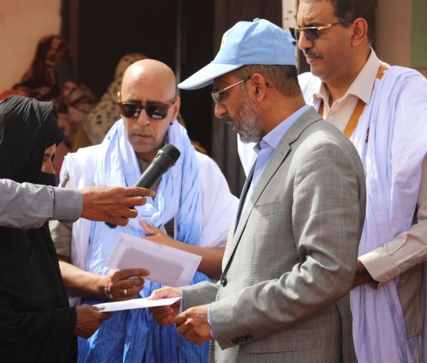 Distributions Chinguetti : Le délégué général de Taazour lance l’opération cash transferts au profit de 400 familles démunies à Chinguetti Distributions Chinguetti : Le délégué général de Taazour lance l’opération cash transferts au profit de 400 familles démunies à Chinguetti