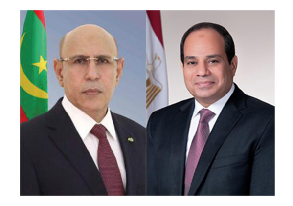Le Président de la République félicite son homologue égyptien Le Président de la République félicite son homologue égyptien