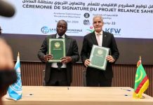 RELANCE Sahel : La Mauritanie et le Tchad signent avec la Banque mondiale et l’Allemagne une convention de 137 millions de Dollars RELANCE Sahel : La Mauritanie et le Tchad signent avec la Banque mondiale et l’Allemagne une convention de 137 millions de Dollars