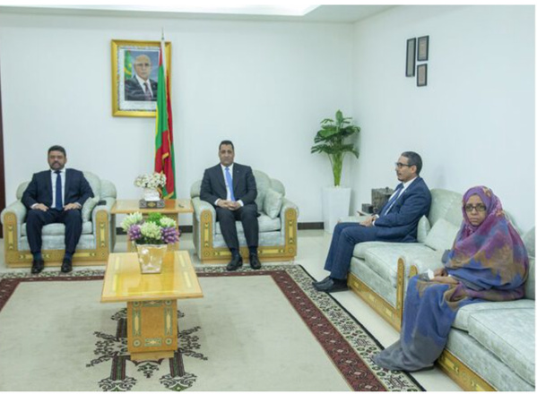 Le Premier ministre reçoit l’ambassadeur de Libye en Mauritanie Le Premier ministre reçoit l’ambassadeur de Libye en Mauritanie