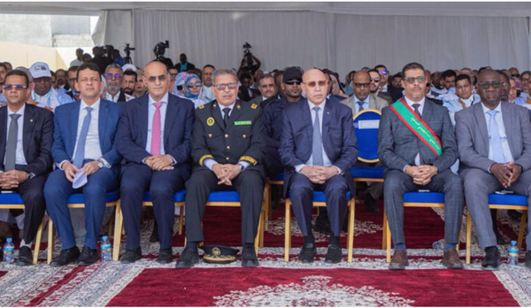 Nouadhibou: le Président de la République supervise l’inauguration et la pose de la première pierre d’installations de développement et de service