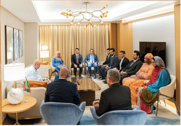 Le président de la République rencontre les représentants de notre communauté au Japon