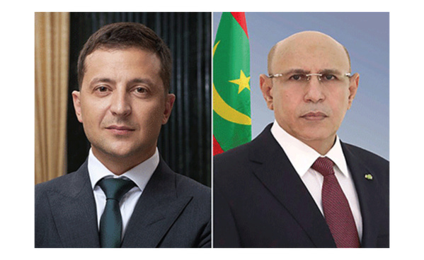 Le Président de la République félicite son homologue ukrainien à l’occasion de la célébration de la fête nationale de son pays