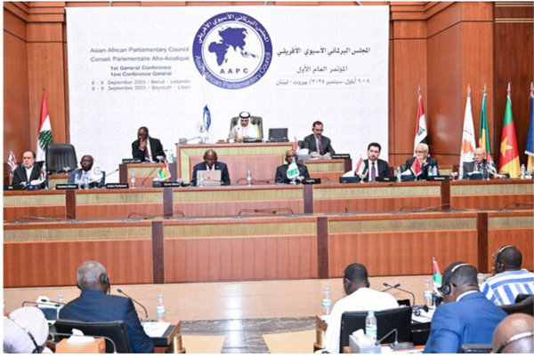 La Mauritanie élue premier vice-président du Conseil parlementaire afro-asiatique à Beyrouth La Mauritanie élue premier vice-président du Conseil parlementaire afro-asiatique à Beyrouth