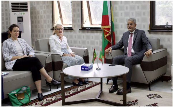 Le ministre de l’Économie reçoit la coordinatrice résidente du système des Nations Unies Le ministre de l’Économie reçoit la coordinatrice résidente du système des Nations Unies