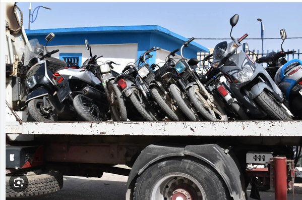 Confiscation des motos : la police se justifie Confiscation des motos : la police se justifie