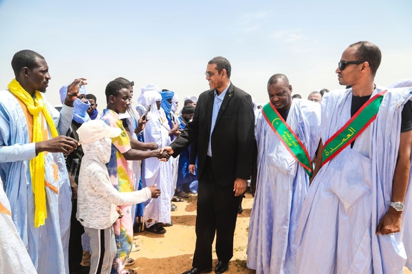 Le Secrétaire général de TAAZOUR pose la première pierre d’un logement social dans la localité d’Amridha Le Secrétaire général de TAAZOUR pose la première pierre d’un logement social dans la localité d’Amridha