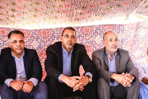 Le Secrétaire général de TAAZOUR pose la première pierre d’un logement social dans la localité d’Amridha