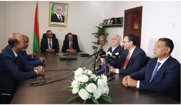 Signature d’un accord ouvrant une nouvelle branche d’EMSI en Mauritanie. Signature d’un accord ouvrant une nouvelle branche d’EMSI en Mauritanie.