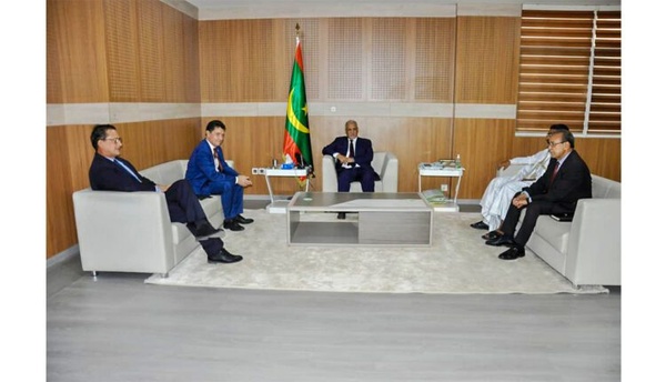 Le Président de l’Assemblée Nationale reçoit le Sénateur représentant les Français établis hors de France Nouakchott