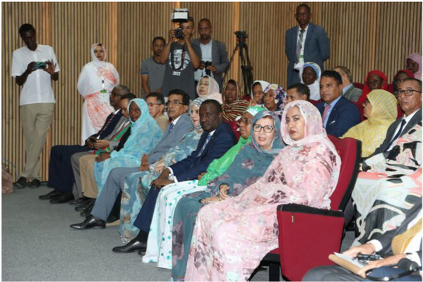La Première Dame supervise l’installation de la Présidente du Réseau des Observatoires Nationaux pour la Justice et l’Égalité en Afrique Francophone