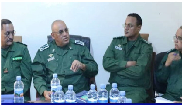 Le Chef d’État-Major de la Gendarmerie Nationale visite le Bataillon de Gendarmerie du Hodh Charghi