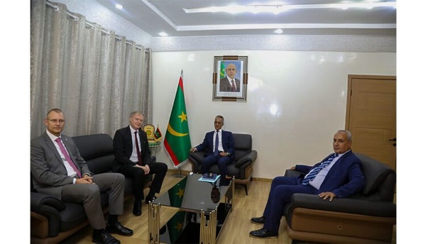 Le ministre de la Pêche reçoit l’ambassadeur d’Allemagne Le ministre de la Pêche reçoit l’ambassadeur d’Allemagne