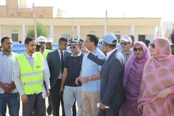 TAAZOUR. : le Premier ministre s’enquiert de certains volets du programme d’urgence de développement de la ville de Nouakchott TAAZOUR. : le Premier ministre s’enquiert de certains volets du programme d’urgence de développement de la ville de Nouakchott