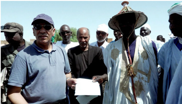 Distribution d’aides humanitaires aux personnes touchées par la crue du fleuve dans la moughataa de Lexeiba Distribution d’aides humanitaires aux personnes touchées par la crue du fleuve dans la moughataa de Lexeiba