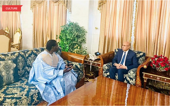 Mauritanie : Baaba Maal reçu par Ghazouani