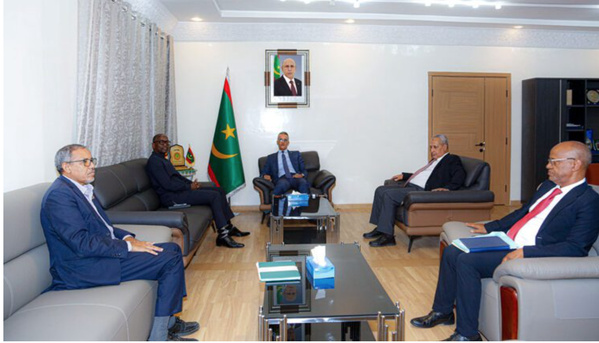 Le ministre de la Pêche discute du renforcement de la coopération avec le PNUD Le ministre de la Pêche discute du renforcement de la coopération avec le PNUD