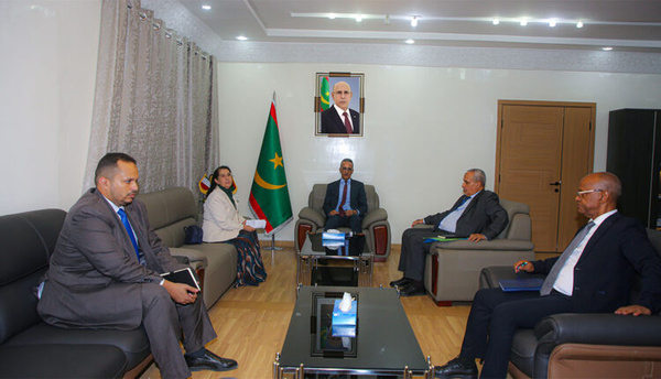 Le ministre de la Pêche reçoit l’ambassadrice d’Italie Le ministre de la Pêche reçoit l’ambassadrice d’Italie