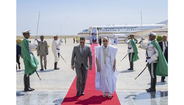 Le Président de la République regagne Nouakchott après une visite de travail au Hodh Charghi Le Président de la République regagne Nouakchott après une visite de travail au Hodh Charghi