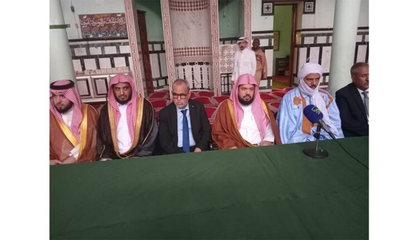 L’imam de la Mosquée du Prophète donne une conférence à la Mosquée saoudienne de Nouakchott