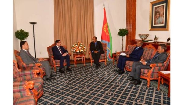 L’ambassadeur de Mauritanie en Érythrée présente ses lettres de créance L’ambassadeur de Mauritanie en Érythrée présente ses lettres de créance