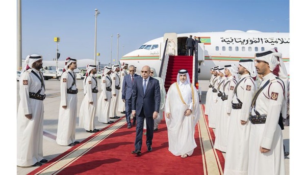 Arrivée du Président de la République à Doha Arrivée du Président de la République à Doha