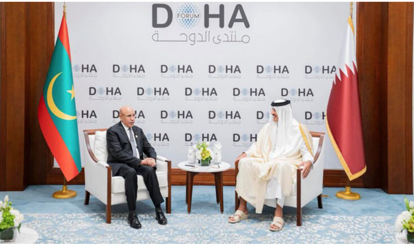 Le Président de la République s’entretient avec l’Émir du Qatar Le Président de la République s’entretient avec l’Émir du Qatar