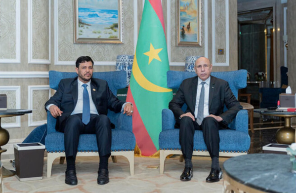 Le Président de la République rencontre le Vice-Président du Conseil présidentiel yéménite Le Président de la République rencontre le Vice-Président du Conseil présidentiel yéménite