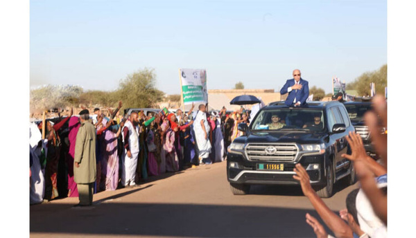 Les populations de l’Assaba réservent un accueil populaire chaleureux à Son Excellence le Président de la République. Les populations de l’Assaba réservent un accueil populaire chaleureux à Son Excellence le Président de la République.