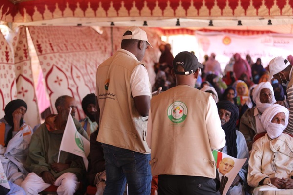 Le délégué général à Taazour supervise le lancement du projet de développement intégré en faveur de la municipalité de Ouadane Le délégué général à Taazour supervise le lancement du projet de développement intégré en faveur de la municipalité de Ouadane