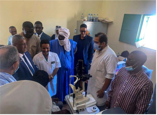 Tagant.. Le Wali visite une caravane médicale organisée par l’Association Professionnelle des Médecins