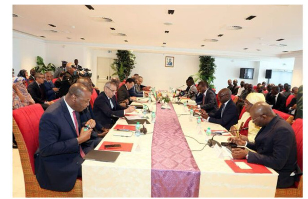 Le premier ministre copréside, avec son homologue sénégalais la séance de travail élargie aux délégations des deux pays