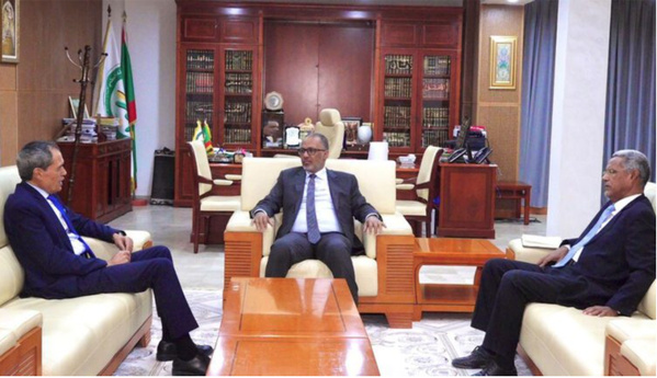 Le président de l’Union nationale du patronat de Mauritanie rencontre l’ambassadeur du Maroc dans notre pays Le président de l’Union nationale du patronat de Mauritanie rencontre l’ambassadeur du Maroc dans notre pays