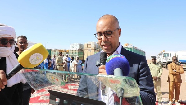 Le Délégué général de Taazour supervise le lancement de nombre de projets de développement au profit de la wilaya du Hodh Chargui