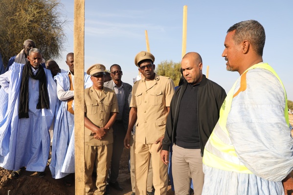 Taazour : le Délégué général à la Solidarité inspecte des projets de services en construction dans le Hodh El Gharbi Taazour : le Délégué général à la Solidarité inspecte des projets de services en construction dans le Hodh El Gharbi