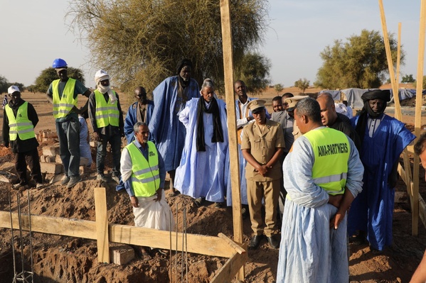 Taazour : le Délégué général à la Solidarité inspecte des projets de services en construction dans le Hodh El Gharbi
