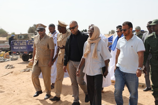 Taazour : le Délégué général à la Solidarité inspecte des projets de services en construction dans le Hodh El Gharbi Taazour : le Délégué général à la Solidarité inspecte des projets de services en construction dans le Hodh El Gharbi
