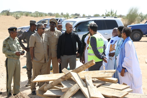 Taazour : le Délégué général à la Solidarité inspecte des projets de services en construction dans le Hodh El Gharbi