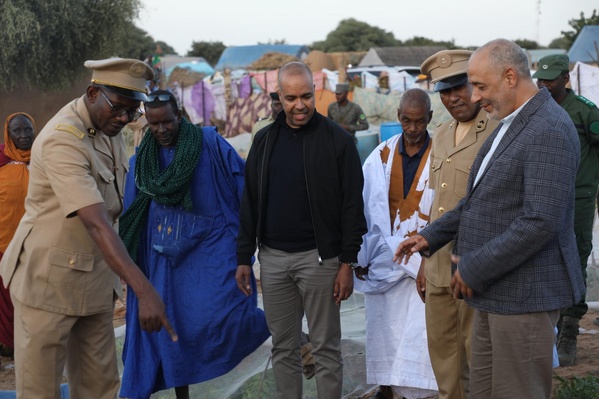 Taazour : le Délégué général à la Solidarité inspecte des projets de services en construction dans le Hodh El Gharbi Taazour : le Délégué général à la Solidarité inspecte des projets de services en construction dans le Hodh El Gharbi