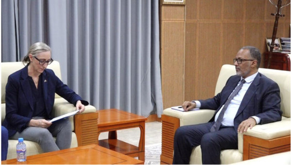 Le président de la Fédération des Employeurs reçoit la chargée d’affaires de l’ambassade des États-Unis