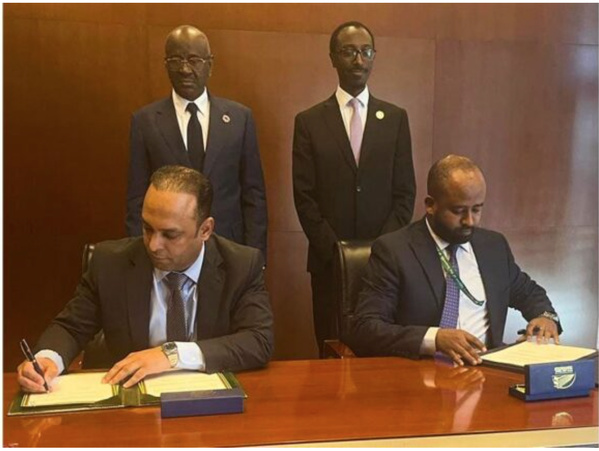 Le ministre des Affaires étrangères rencontre son homologue éthiopien et supervise la signature d’un mémorandum d’accord