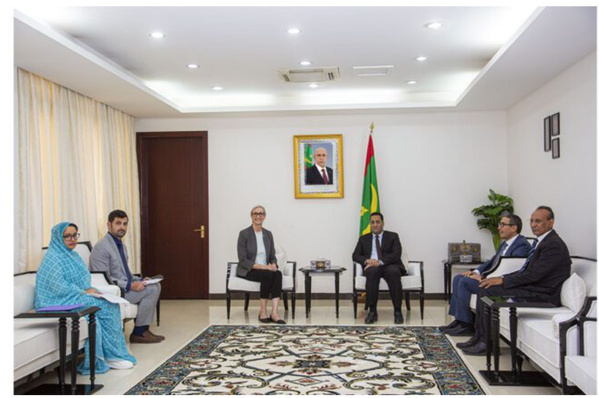 Le Premier ministre reçoit la Chargée d’affaires de l’ambassade des États-Unis d’Amérique Le Premier ministre reçoit la Chargée d’affaires de l’ambassade des États-Unis d’Amérique