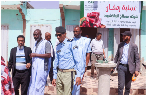 Le ministre de l’élevage inspecte les points de vente de viande dans le cadre de l’opération Ramadan Le ministre de l’élevage inspecte les points de vente de viande dans le cadre de l’opération Ramadan