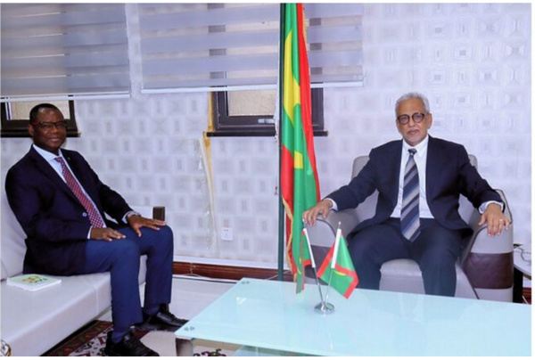 Le ministre des Affaires économiques reçoit le représentant résident de la FAO Le ministre des Affaires économiques reçoit le représentant résident de la FAO