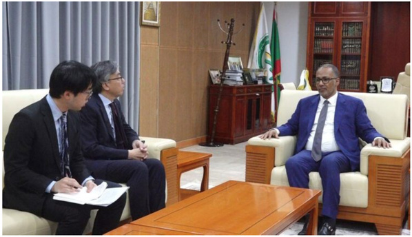 Le président de l’Union nationale des Employeurs mauritaniens reçoit l’ambassadeur du Japon Le président de l’Union nationale des Employeurs mauritaniens reçoit l’ambassadeur du Japon