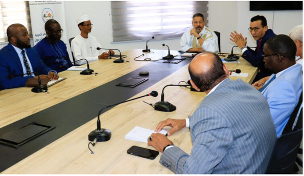 Une délégation du ministère tchadien des Affaires étrangères visite le siège du Groupe du Des Etats du Sahel à Nouakchott. Une délégation du ministère tchadien des Affaires étrangères visite le siège du Groupe du Des Etats du Sahel à Nouakchott.