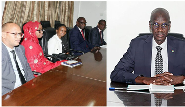 Le Ministre chargé du Secrétariat général du Gouvernement reçoit une délégation de la Facilité de Soutien Juridique affiliée à la BAD