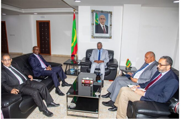 Le ministre de l’élevage reçoit le représentant résident du Programme des Nations Unies pour le développement