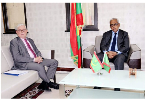 Le ministre des Affaires économiques reçoit l’ambassadeur, chef de la délégation de l’Union européenne en Mauritanie Le ministre des Affaires économiques reçoit l’ambassadeur, chef de la délégation de l’Union européenne en Mauritanie